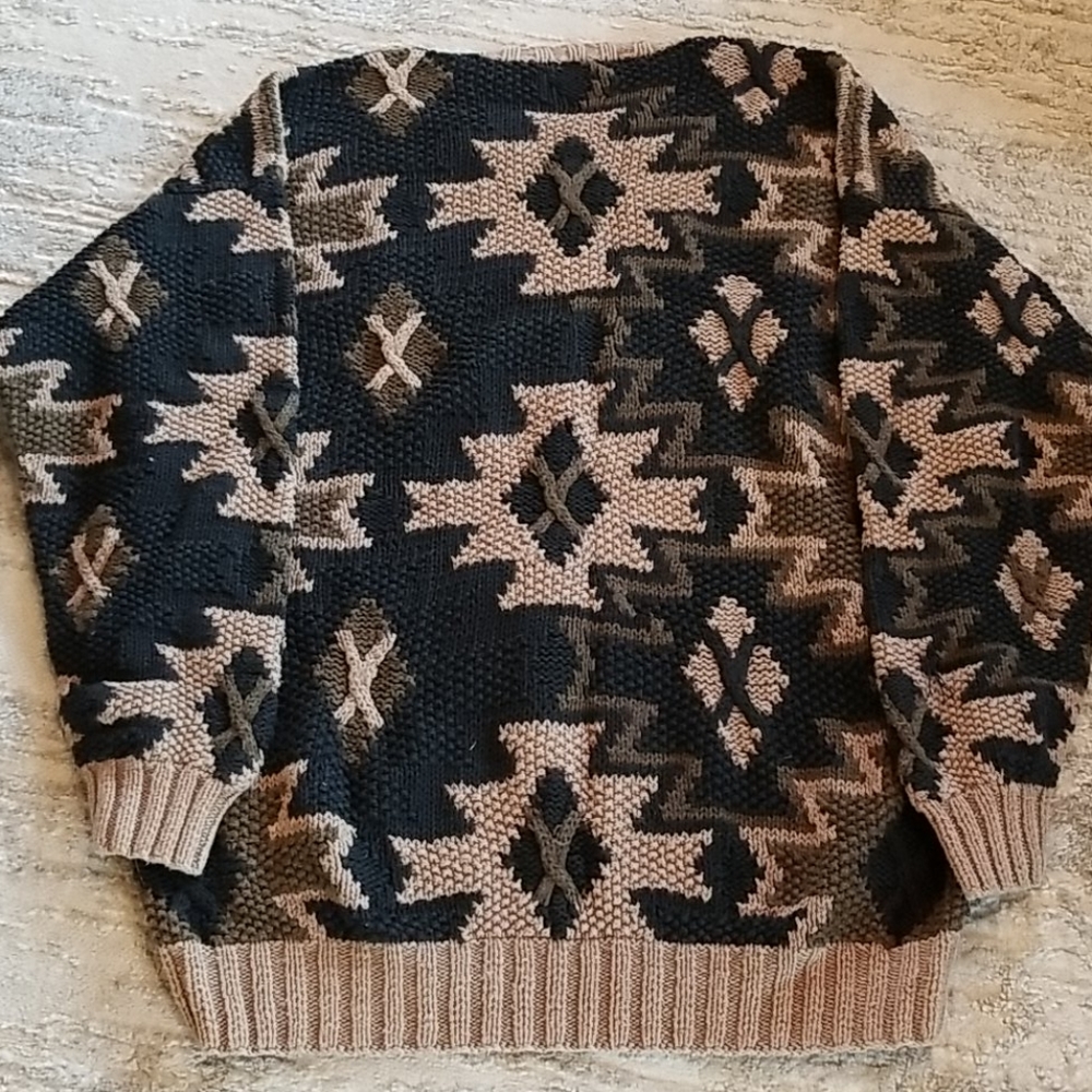 Vintage Embassy Row Chunky Handknit Sweater, Xl - image 7